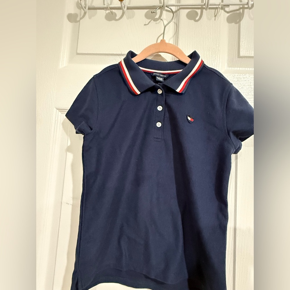 Tommy Hilfiger Navy Blue girls  Polo Shirt